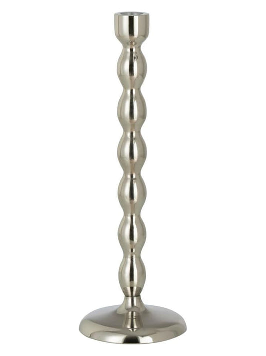 J Line Candle Holder Silver (H)31,5 x Ø 10,5 cm Unisex