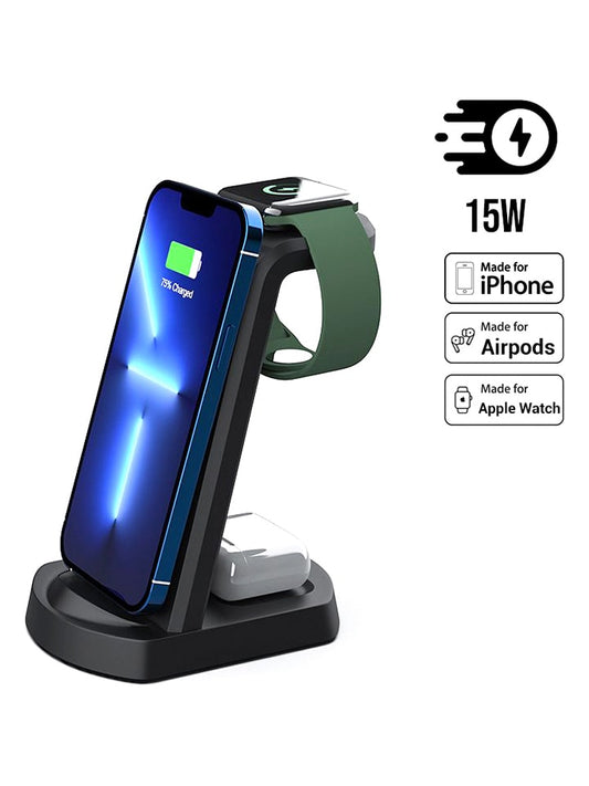 SWEET ACCESS 3-in-1-Charging Station Black Unisex