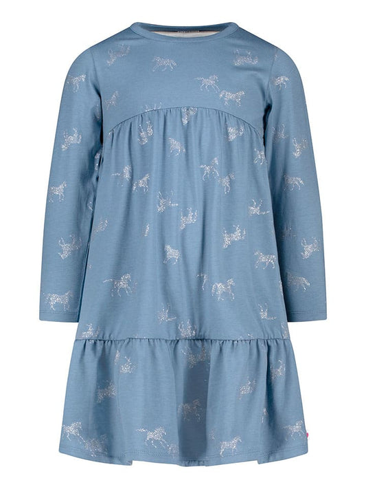 Salt and Pepper Dress Blue Kids