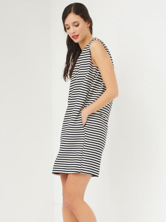 Sandro Ferrone Short Dress (Mini) White / Black Women