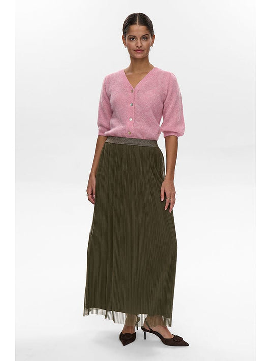 NÜMPH Pleated Skirt "Mea" Khaki Women