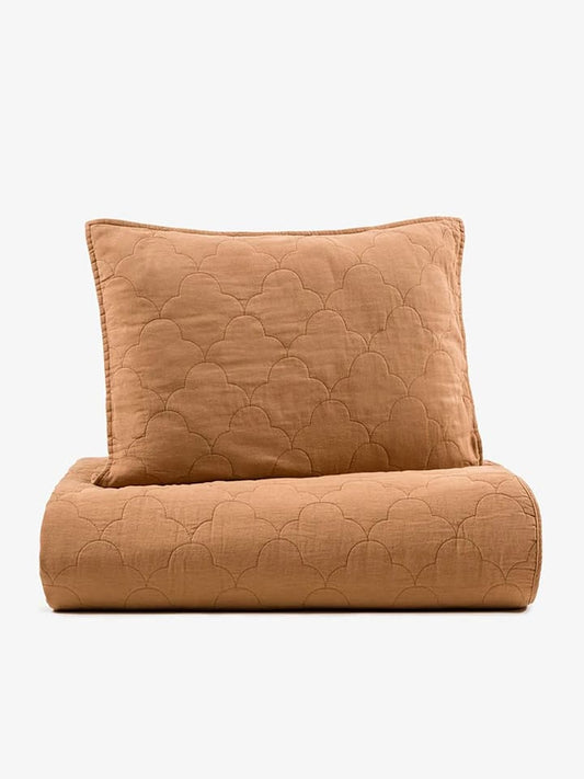 Barine Bedspread "Serenity" Light Brown Unisex