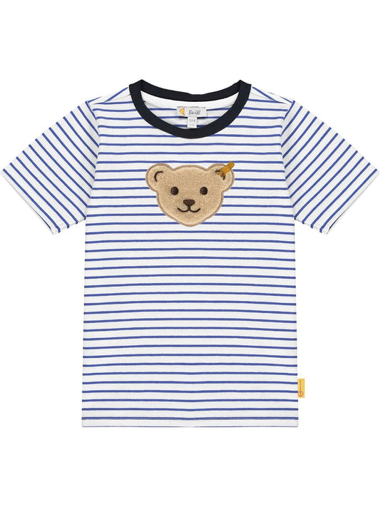 Steiff Shirt Blue / White Kids