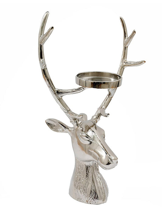 SiL Interiors Candlestick Silver (H)58 cm Unisex