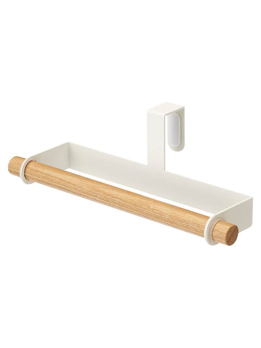 Yamazaki Towel Rail White / Light Brown (L)19 x (W)5 cm Unisex
