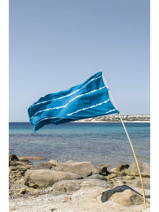 Barine Beach Towel "Flash" Blue (L)165 x (W)90 cm Unisex