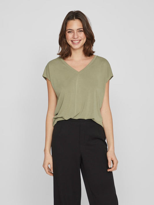 Vila Shirt Khaki Women