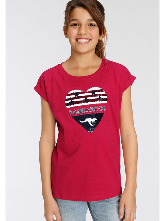 Kangaroos Shirt Red Kids
