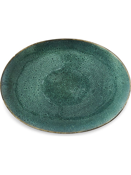 Bitz Serving Platter Green / Black (W)45 x (D)34 cm Unisex