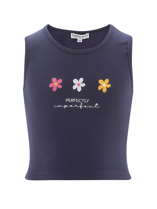 happy girls by Eisend Top Navy Kids