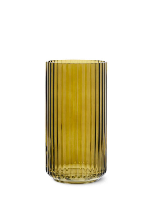 Lyngby Glas Vase "Lyngby" Olive (H)20,5 cm Unisex