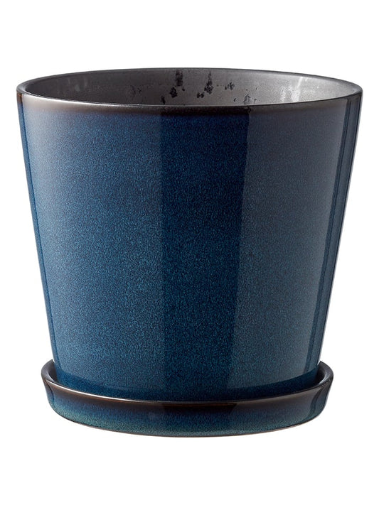 Bitz Plant Pot Blue Ø 14 cm Unisex