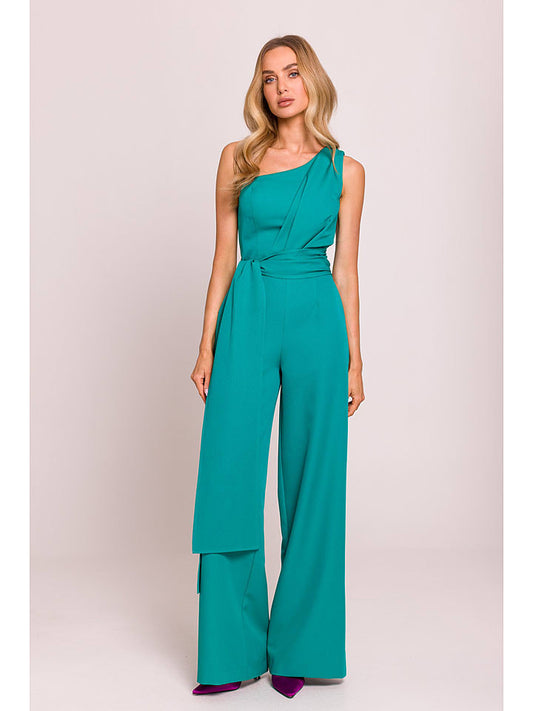 made of emotion Jumpsuit Turquoise Women