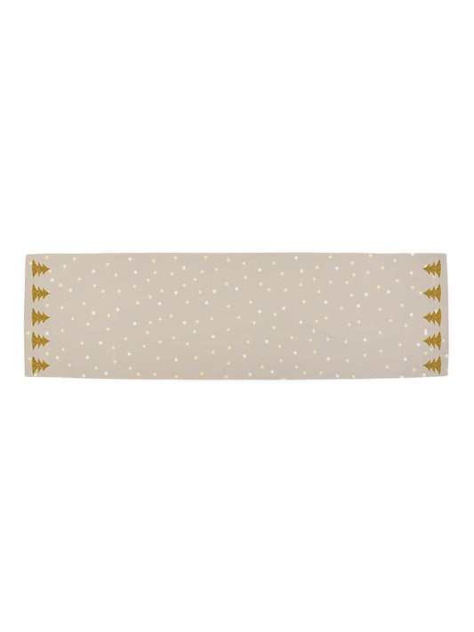 Butter Kings Table Runner "Gold tree" Beige / Gold (L)140 x (W)40 cm Unisex