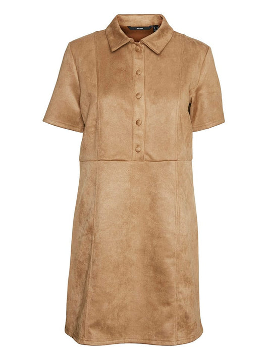 Vero Moda Dress Light Brown Women
