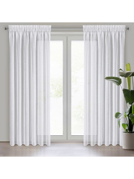 Eurofirany Curtain "Lena" White Unisex