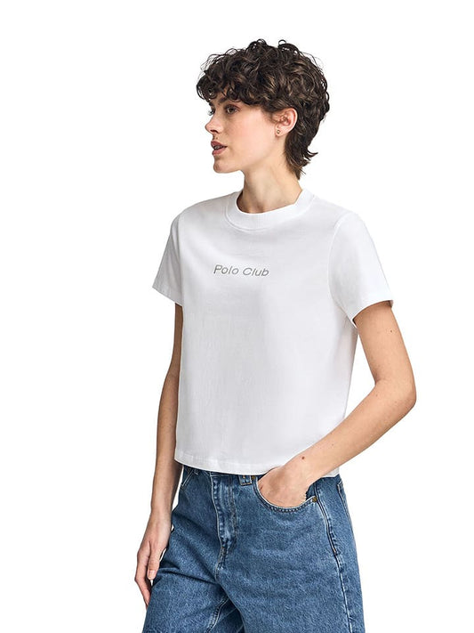Polo Club Shirt White Women