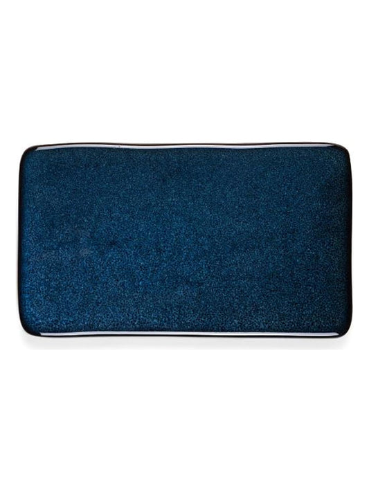 Bitz Serving Platter Blue / Black (L)22 x (W)13 cm Unisex
