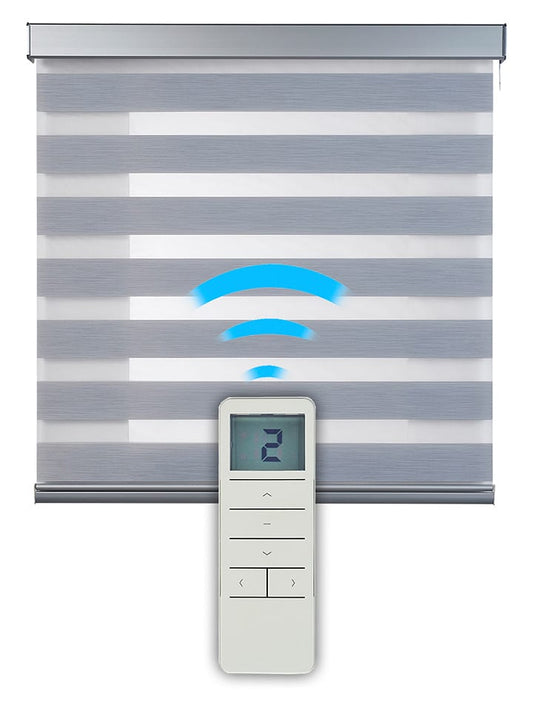 Selecta Stor Double Roller Blind Silver Unisex