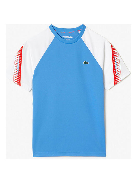 Lacoste Training Shirt Light Blue / White Men