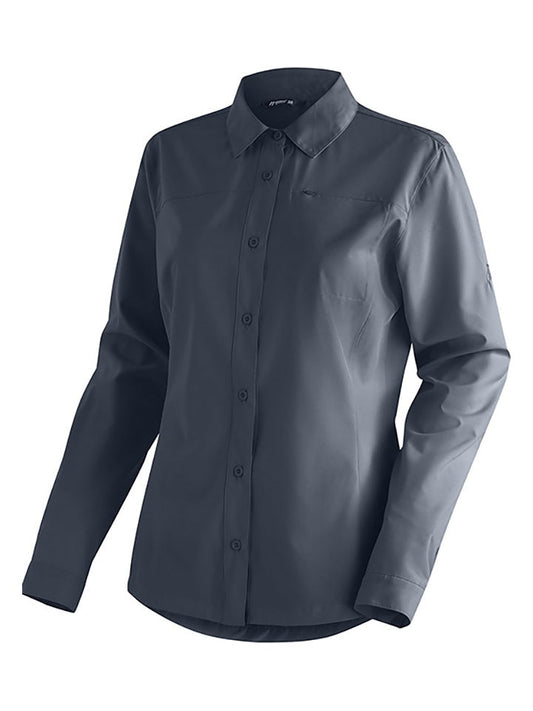 Maier Sports Performance Shirt Navy Women