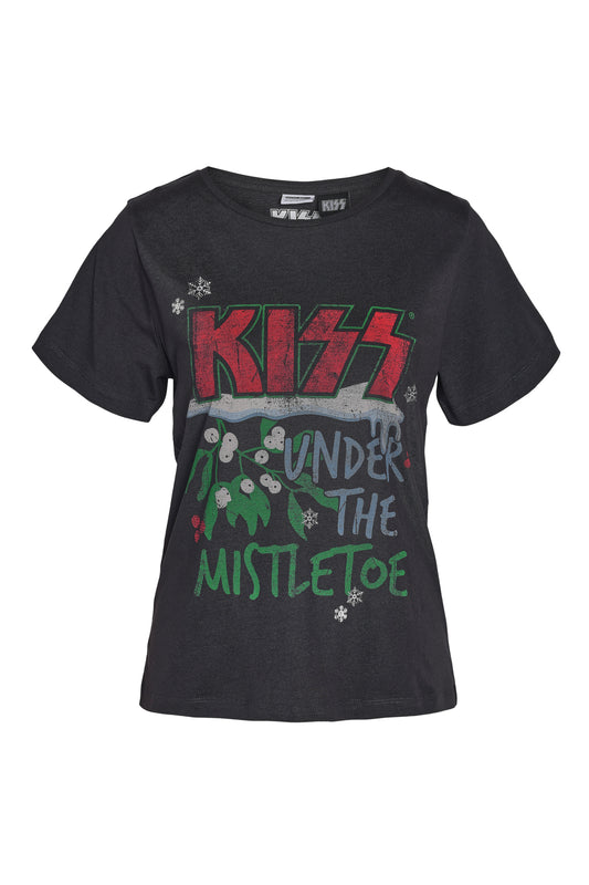 Noisy May T-SHIRT FEM KNIT Obsidian Women