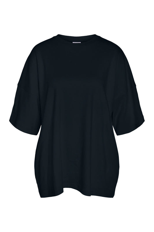 Noisy May Short Sleeve Eat Fem Knit Blouse Black Women