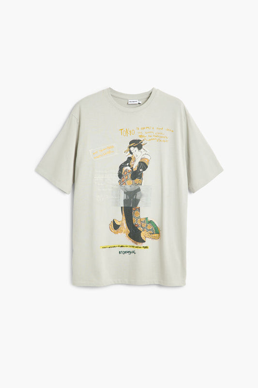 Desigual T-Shirt Ash Rep Raw (23WMTK71_1001) Men