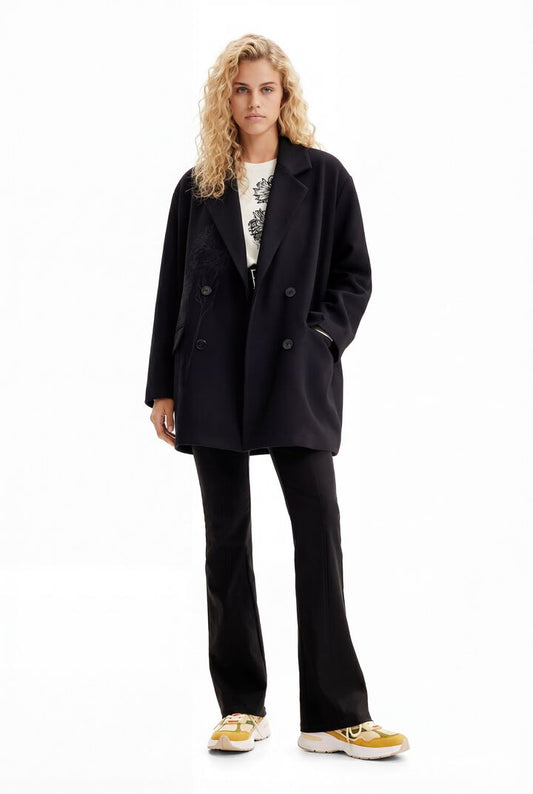 Desigual Coat Clavel-Lacroix Black (23WWEW27_2000) Women