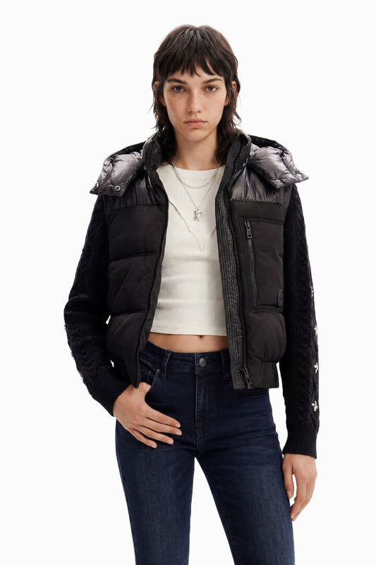 Desigual Coat Oslo Black (23WWEW55_2000) Women