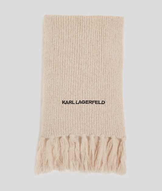 Karl Lagerfeld K/Essential Knit Scarf (246W3305) Women