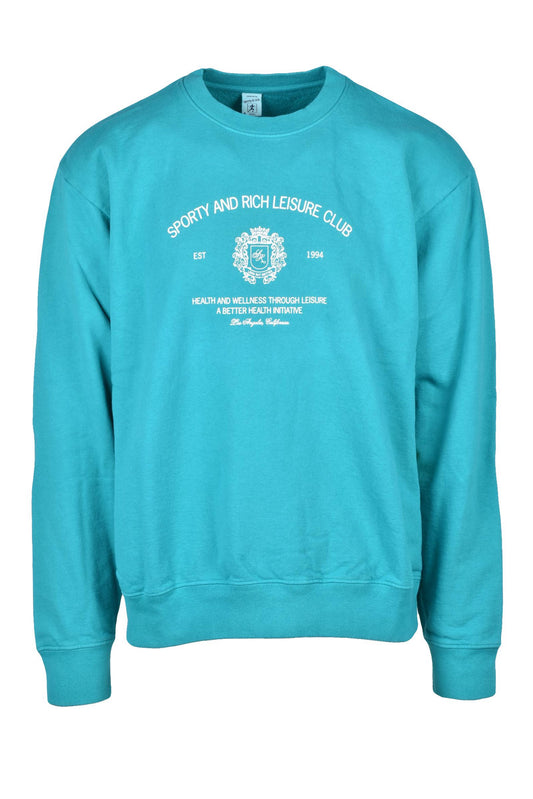 SPORTY & RICH sweatshirt sky blue (253668-1057) Men
