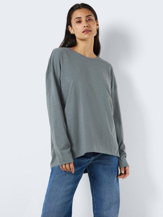 Noisy May Basic Oversized Long Sleeve T-Shirt Mathilde (27026082) Women