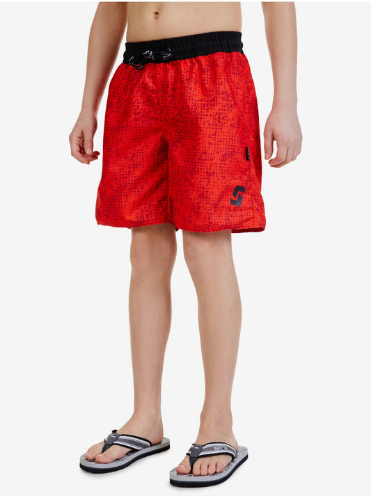 Dominic Kids Shorts, Red, Boys