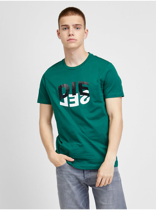 Diesel, T-Shirt, Green, Men