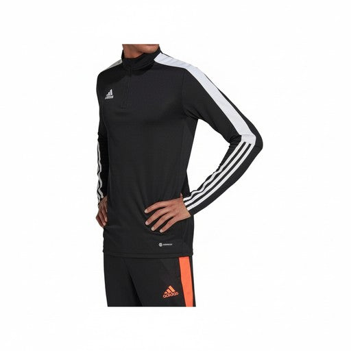 Adidas Tiro Quarter-Zip Training Top Black White, Men