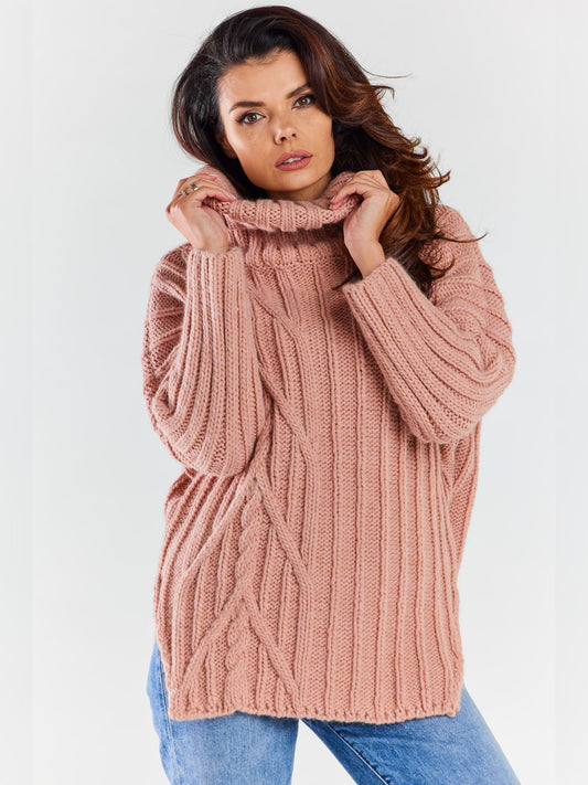 Awama turtleneck jumpers Pink (A477_1220688) Women