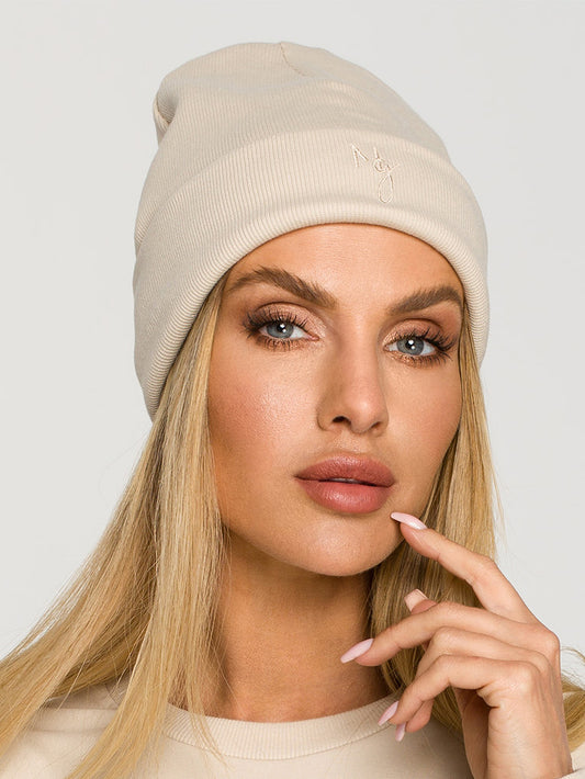 Made Of Emotion Hat (M709_LIGHT_BEIGE) Women