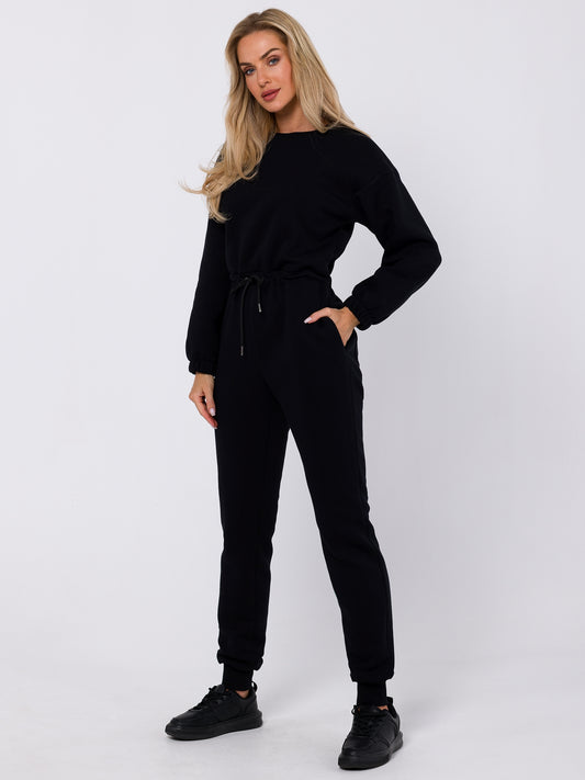 Made Of Emotion Women jumpsuits and dungarees (Made_Of_Emotion_Jumpsuit_M763_Black)
