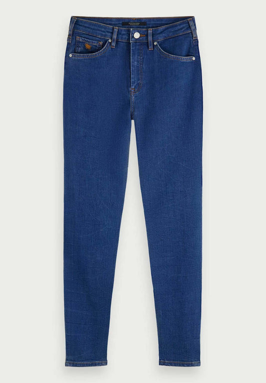 Scotch & Soda Haut high rise skinny jeans – Tropic Night Blue (SC321N04B-K11) Women