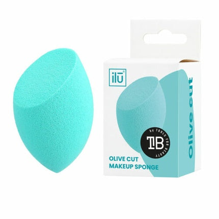 Ilu Olive Cut Turquoise Makeup Sponges