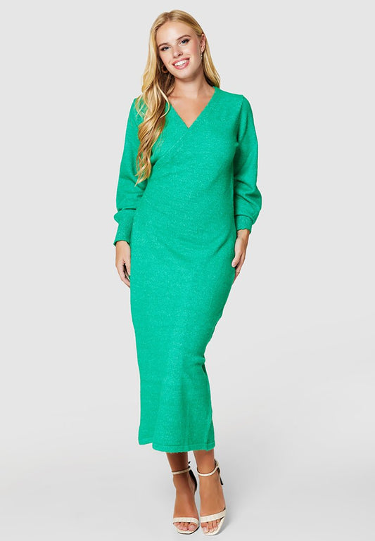 Closet London Long Wrap Dress Kw10231 Women
