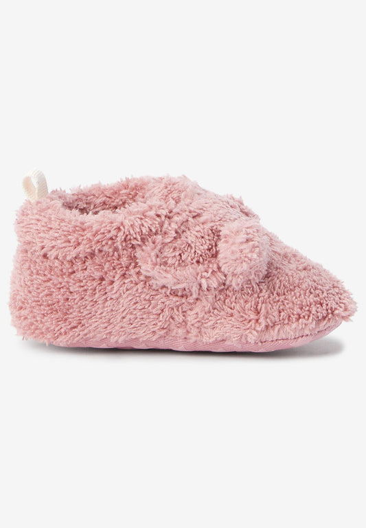 Next cosy lined pram slipper shoes (0-18mths) Pink (NX313L02M-J11) Kids