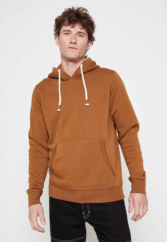 Jack & Jones JWHBLUTOM SWEAT HOOD Brown (ZZO22VL04-O00) Men
