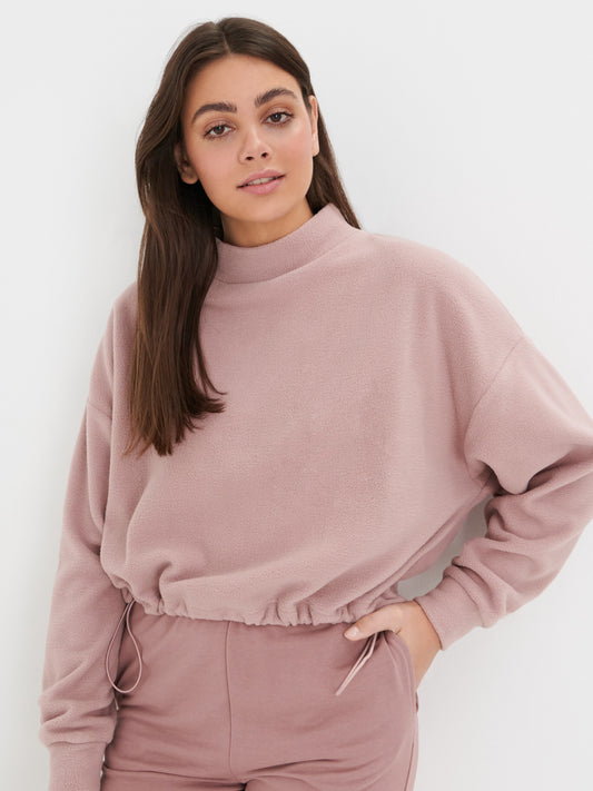 Sinsay hoodless sweatshirts Pink (2383F-30X) Women