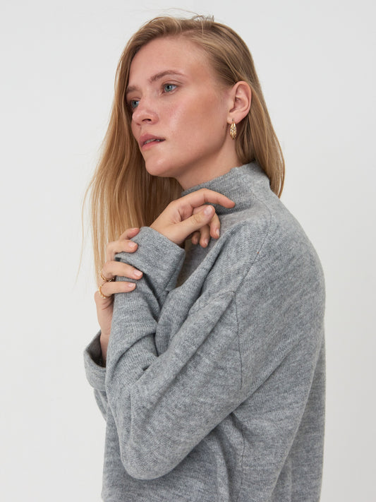 Sinsay turtleneck jumpers Grey (8926E-09M) Women
