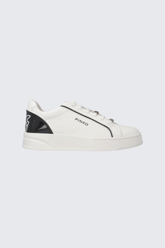 IRIS 01 - SNEAKER CALF LEATHER MILK/BLACK Women