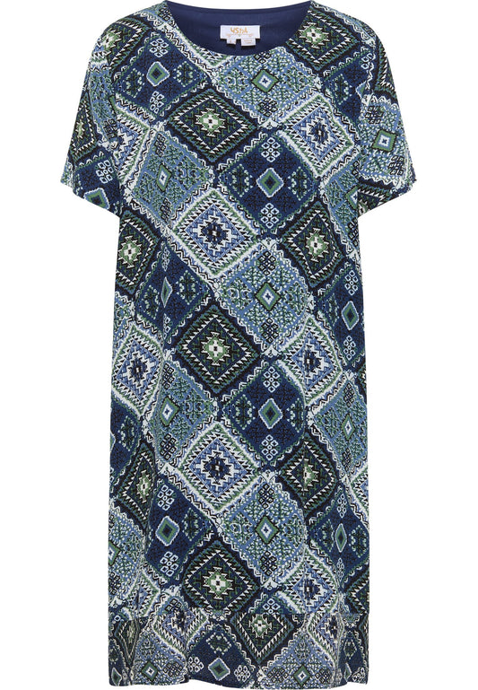usha Dress kurzarm mini Dark Blue (1US21C0GI-K11) Women