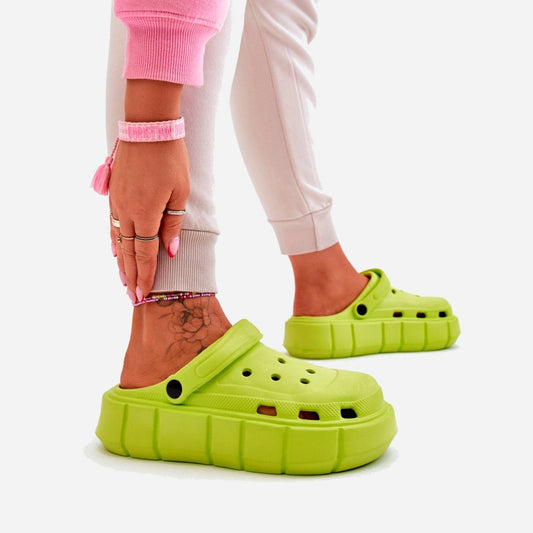 Inna Marka Women clogs (Beckett_Light Green)