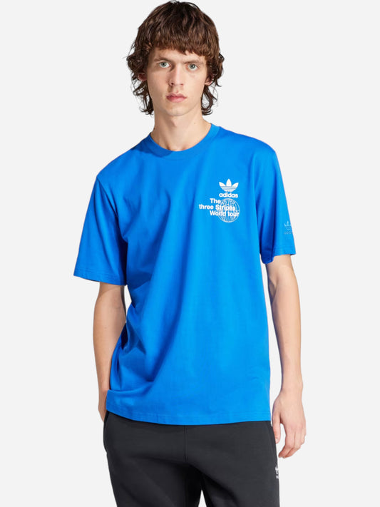Adidas Men T-shirts (IS0182_Blue)
